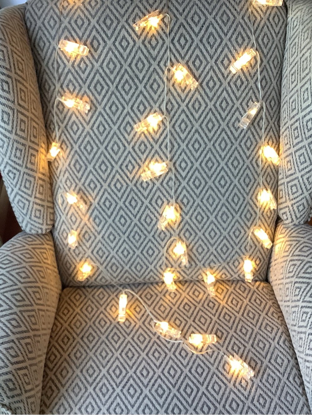 Clip onlights..plastic lightson a 10 foot long string